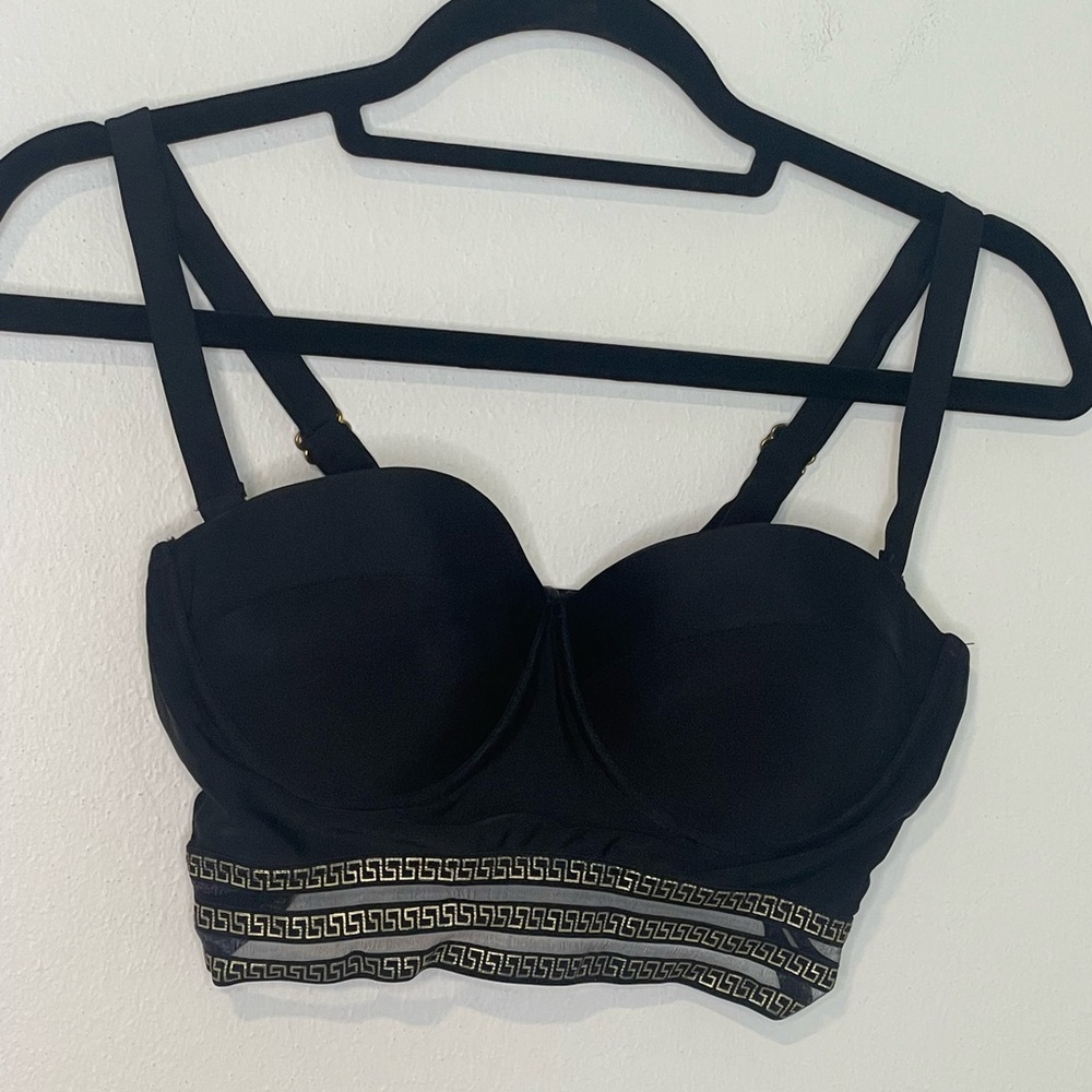 2 piece Swimwear set S/M “Stylish Swimwear” Black and Gold